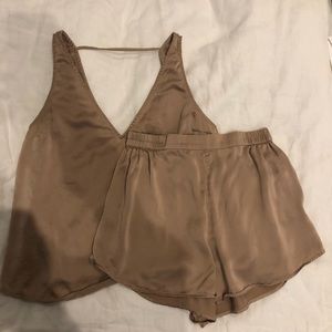 Lunya silk sleep set